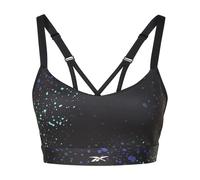 Reggiseno maculato da donna Reebok Lux Multi-Colored Nero 85A/C