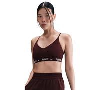 Reggiseno Nike Indy Light Support Padded Adjustable Sports - burgundy crush/white - Rosso (L)