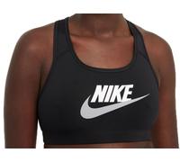 NIKE Reggiseno sportivo 'Futura' nero / bianco, Taglia S