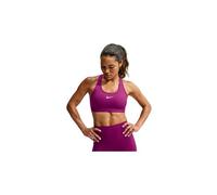Reggiseno nike swoosh a sostegno medio rosa da donna