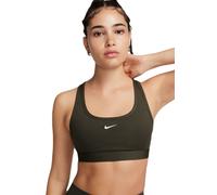 Reggiseno Nike Swoosh Light Support Non-Padded Sports - cargo khaki/white - Verde (XS)