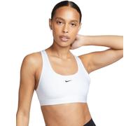 Reggiseno Nike Swoosh Light Support Non-Padded Sports - white/black - Bianco (XS)