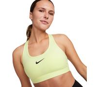 Reggiseno Nike Swoosh Medium Support Non-Padded Sports - luminous green/black - Verde, Giallo (XS)