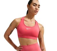 Reggiseno Nike Swoosh Medium Support Sports - sea coral/white - Nero (S)