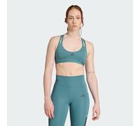 adidas Performance - Aeroimpact Luxe - Reggiseno da allenamento a supporto leggero verde-azzurro preloved-Blu XL A-B Cup