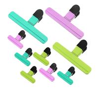 Reggiseno per sacchetti antipasto - 9 pezzi pinze per sacchetti snack | due dimensioni sigillante resistente con regolazione ermetica | per sigillare e stoccaggio in cucina