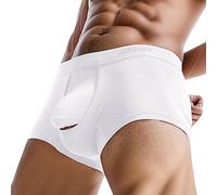 Reggiseno Perizoma Mutande per Capodanno Uomo Boxer Uomo con Elastico Ricoperto Perizoma in Cotone Mutande con Apertura Perizoma di Perle Mutande Uomo Spiritose Mutande Microfibra Uomo Perizoma