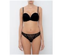 Reggiseno pizzo fascia balconcino super push up + 2 taglie Lormar Double extra
