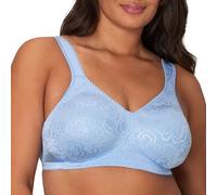 Reggiseno Playtex, da donna, per comfort e sostegno assoluto, senza ferretto (18 ore) Zen Blue 40 DDD