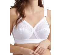 Playtex Reggiseno Senza ferretto Criss Cross Classico Donna x1, Bianco, 42 / 7E