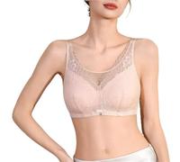 Reggiseno Post-mastectomia Con Inserti In Pizzo Bra Post-operatorio A Copertura Totale E Comfort Reggiseni Senza Ferretto Per Tutti I Giorni Per Protesi Mammarie(Pink,L)