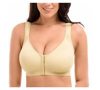 Reggiseno Post-operatorio per Donne anziane Reggiseni Non Imbottiti Reggiseno con Chiusura Frontale Senza Ferretti Reggiseno di Sostegno per Le Spalle Superiori della Schiena vestibilità Comoda