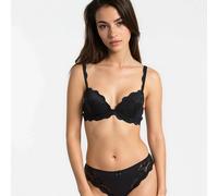Reggiseno push-up in pizzo Anthea Nero 3 B Tinta unita