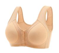 Reggiseno Push Up,Reggiseno apertura anteriore senza armatura di grandi dimensioni, chiusura frontale anti cedimento bralette sexy casual quotidiano confortevole traspirante lingerie