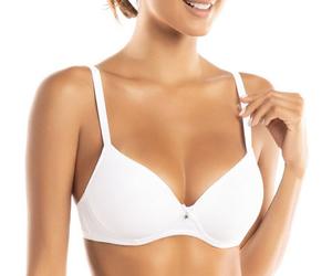 Reggiseno Push-up senza ferretto in Cotone Biologico Coppa B Sielei 1456