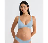 Sloggi Zero Feel 2.0 The Up P Bra Reggiseno Imbottito, Azzurro, L Donna