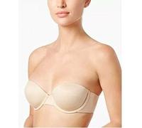 Reggiseno Push Up Senza Spalline Multiway Taglia 38C Beige