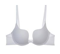 Reggiseno Push-up Sexy for Donna Intimo da Sposa Deep U Low Cut Backless Bralette Reggiseno con Scollo Profondo Reggiseni Invisibili (Color : White, Size : 80/36A)