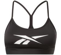 Reggiseno Reebok Lux Skinny Strap Medium Support Sports Bra - black - Nero (XS)