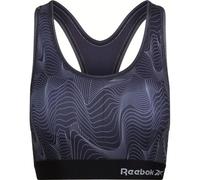 Reggiseno Reebok Womens Crop Top Nelly - black print - Nero (XS)
