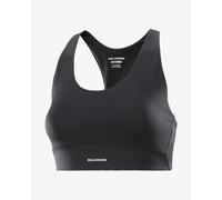 Salomon - Reggiseno sportivo elasticizzato da donna - Shakeout Core Bra W Deep Black per Donne - Taglia S - Nero Nero S