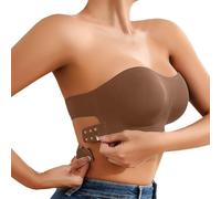 Reggiseno Schiena Scoperta Donna Elegante Imbottito Bralette in Pizzo Bralette Invisibile Elasticizzato Scollo a V Bustino Senza Ferretto Reggiseno Comodo Schiena Nuda Forma U Reggiseni