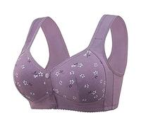 Reggiseno Schiena Scoperta Donna,Senza Ferretto Imbottiture Estraibili Comfy Bralette Seamless Traspirante con Supporto Medio Top Palestra Donna Sostegno Forte Reggiseni a Copertura Totale Taglie Fort