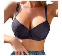 Reggiseno Schiena Scoperta Donna Sexy da Aspetto Naturale Nuda Forma U Reggiseni vestibilità Regular a Triangolo Copertura Totale