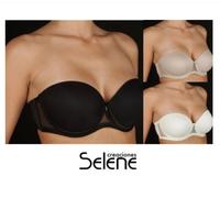 REGGISENO SELENE ART. ESMERALDA IN TULLE CON FERRETTO SENZA SPALLINE IMBOTTITO