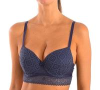 Reggiseno Selene con e senza ferretto push up imbottito coppa B C D colorati
