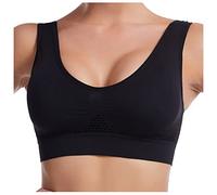 Reggiseno Senza Cuciture Senza Ferretto da Donna Zero Feel con Imbottitura Removibile Comfy Bralette Reggiseno Senza Ferretto Reggiseno Comodo e Morbido di Base Push Up Cinghie Regolabili