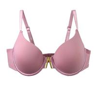 Reggiseno senza cuciture senza fili con coppe morbide per la massima copertura completa sotto le magliette nella vita di tutti i giorni, Colore: rosa., 100C