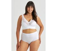 MISS MARY OF SWEDEN Lace Dreams Reggiseno Regolabile in Lunghezza Elasticizzato Senza Ferretto in Materiale Riciclato 5d White
