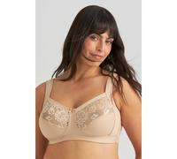 Reggiseno senza ferretti LOVELY LACE SUPPORT Beige 5 D Tinta unita