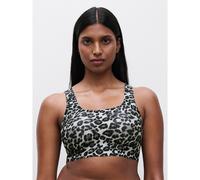 Reggiseno senza ferretti SOFT STRECH Grigio M Leopardato