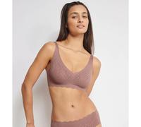 Reggiseno senza ferretti Zero Feel Bliss Marrone L Tinta unita