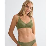 Reggiseno senza ferretto AMOURETTE Verde 4 D Tinta unita