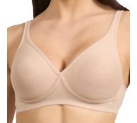 Reggiseno SENZA FERRETTO con Incrocio in Cotone Non Imbottito Liscio Incrociato