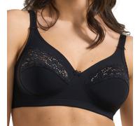 Reggiseno Senza Ferretto Coppa C Non Imbottito Taglie Forti in Cotone con Pizzo