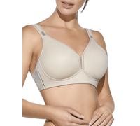 Selene, Reggiseno Donna con Fascia Anatomica, Spalline Larghe Comfort e Imbottitura, Senza Ferretto, Collezione Eloisa, Colore Naturale, Taglia 5 D