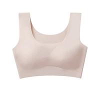 Reggiseno senza ferretto da donna, invisibilità, reggiseno push up da donna, senza striature, tinta unita, comodo ed elegante, intimo morbido, semplice per tutti i giorni di notte