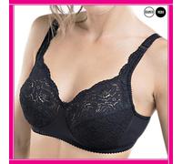 Reggiseno SENZA FERRETTO elegante di cotone con pizzo in coppa b non imbottito