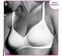 Reggiseno Donna Gios Cannella Senza Ferretto con Coppe Senza cuciture - Coppa B