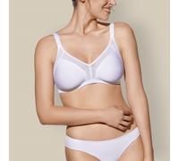 Selene, Reggiseno Donna Modellante con Inserti in Tulle, con Ferretto e Senza Imbottitura, Collezione Estela, Colore Bianco, Taglia 5C