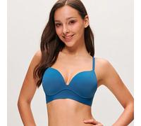 Reggiseno senza fili push-up blu navy con supporto curva dei sogni, taglia basic, reggiseno e essenziale 75B,75C,75D,80B,80C,80D,85B,85CColore unicoTessuto in maglia