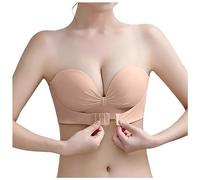 Reggiseno senza spalline, reggiseno push up, senza lacci, da donna, bralette Soft Zero Feel Seamless Strapless Bra ultra confortevole, traspirante, minimizzatore, maglietta classica, a, 40