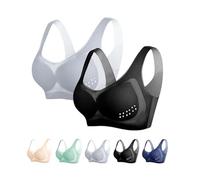 Reggiseno sollevatore ultra sottile in seta di ghiaccio, traspirante, di supporto, traspirante, traspirante, traspirante, traspirante, traspirante, 2 pezzi - D, 3XL