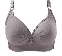 Reggiseno sottile senza lacci confortevole traspirante biancheria intima di grandi dimensioni Brater fibbia femminile reggiseno con scollo a V gilet bralette reggiseno senza ferretto per le donne UK
