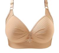 Reggiseno sottile senza lacci confortevole traspirante biancheria intima di grandi dimensioni Brater fibbia femminile reggiseno con scollo a V gilet bralette reggiseno senza ferretto per le donne UK