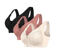 Reggiseno sottile senza lacci confortevole traspirante biancheria intima di grandi dimensioni Brater fibbia femminile reggiseno con scollo a V gilet bralette reggiseno senza fili reggiseno morbido per